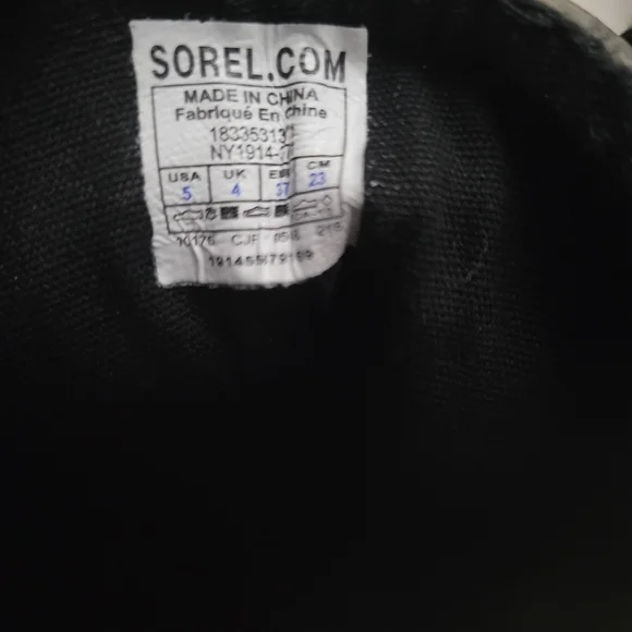 SOREL - YOUTH UNISEX YOUTH EMELIE CONQUEST NON SHELL BOOT SIZE 5 - Picture 10 of 13